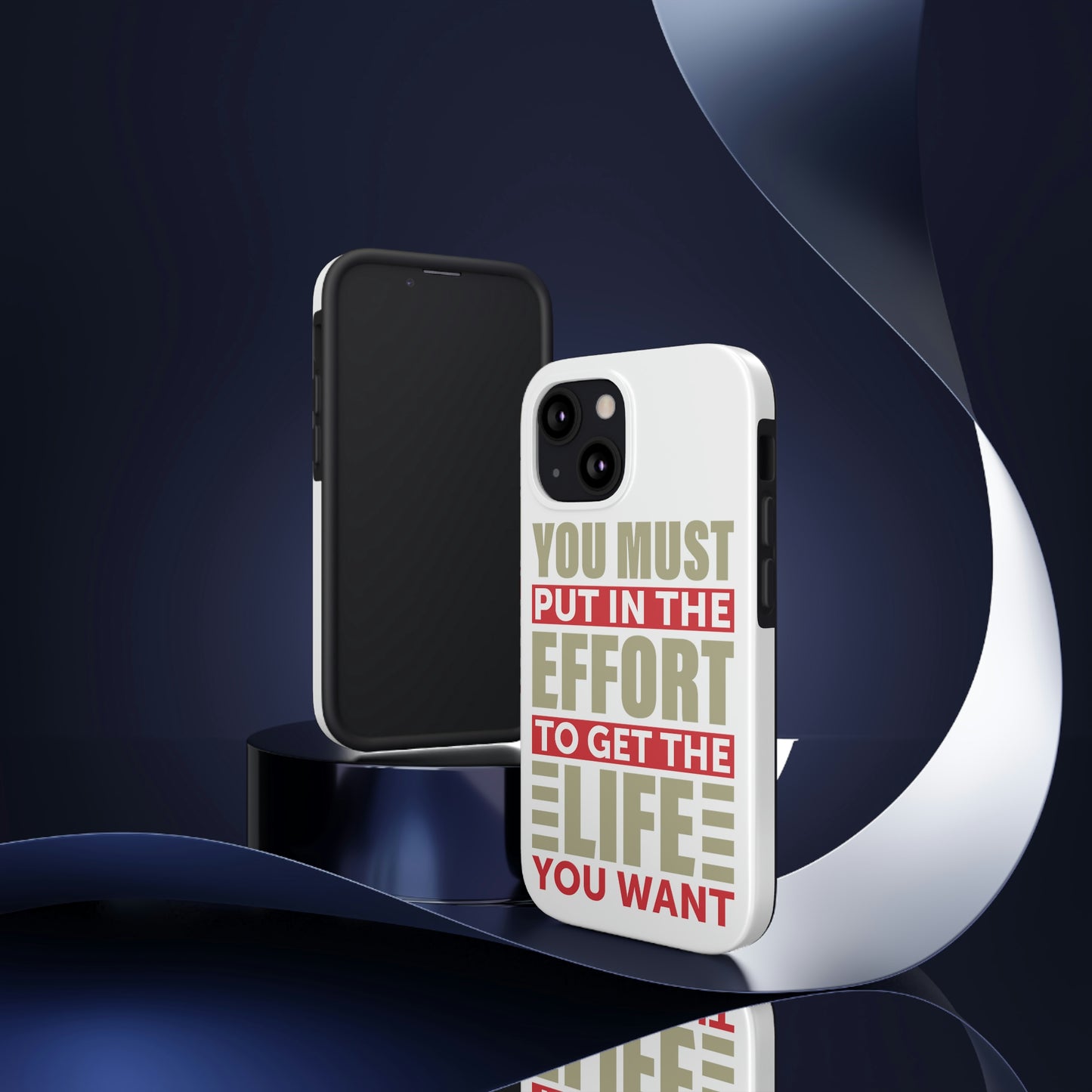 Andrew Tate Quote Phone Case: Embody the Mantra of Success and Effort Tough Phone Cases, Case-Mate