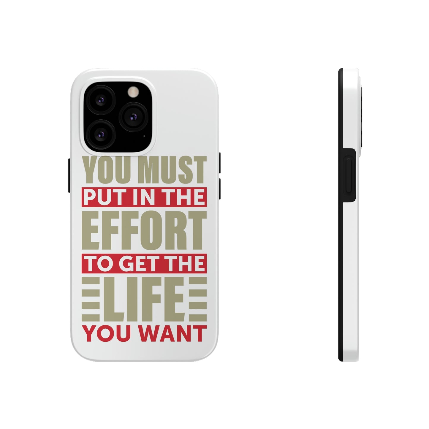 Andrew Tate Quote Phone Case: Embody the Mantra of Success and Effort Tough Phone Cases, Case-Mate