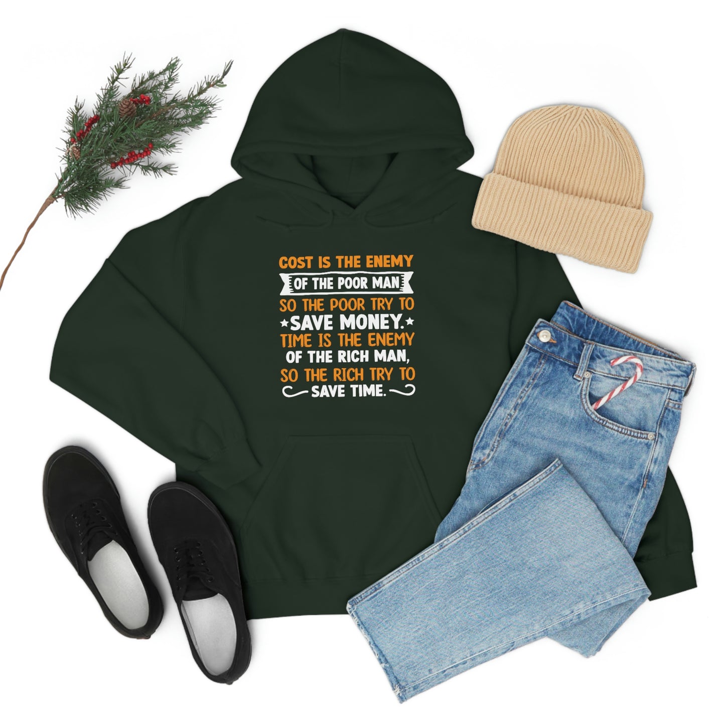 Andrew Tate Quote Hoodie: Embrace the Impossible and Boost Your Self-Confidence  Unisex Heavy Blend™ Hooded Sweatshirt