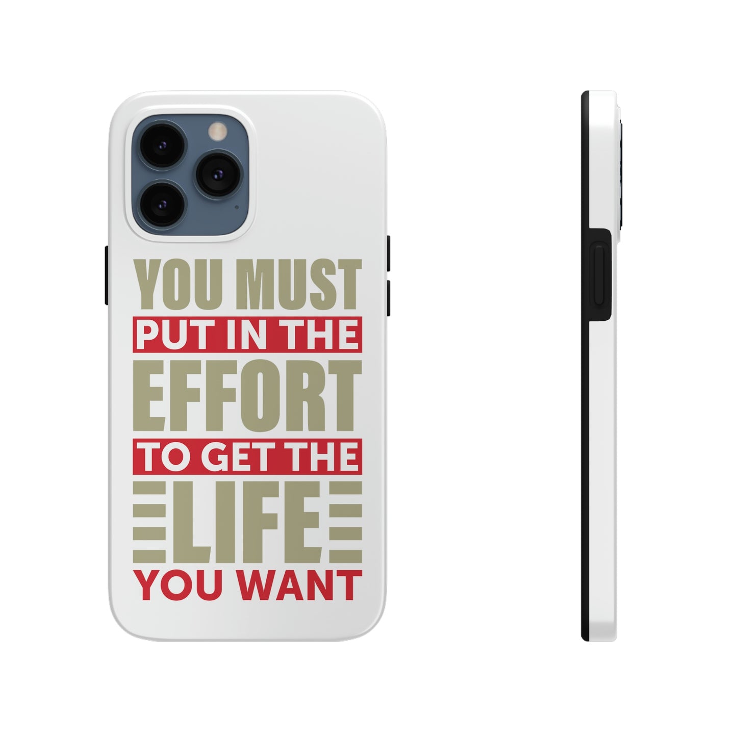 Andrew Tate Quote Phone Case: Embody the Mantra of Success and Effort Tough Phone Cases, Case-Mate