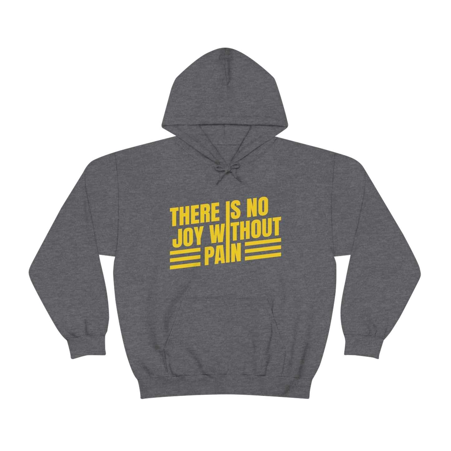 Andrew Tate Quote Hoodie: “There is no joy without pain” Andrew Tate Heavy Blend™ Hooded Sweatshirt