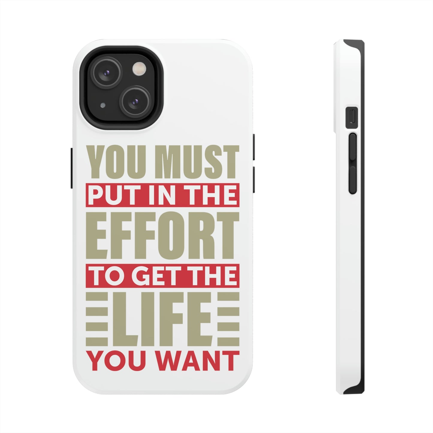 Andrew Tate Quote Phone Case: Embody the Mantra of Success and Effort Tough Phone Cases, Case-Mate