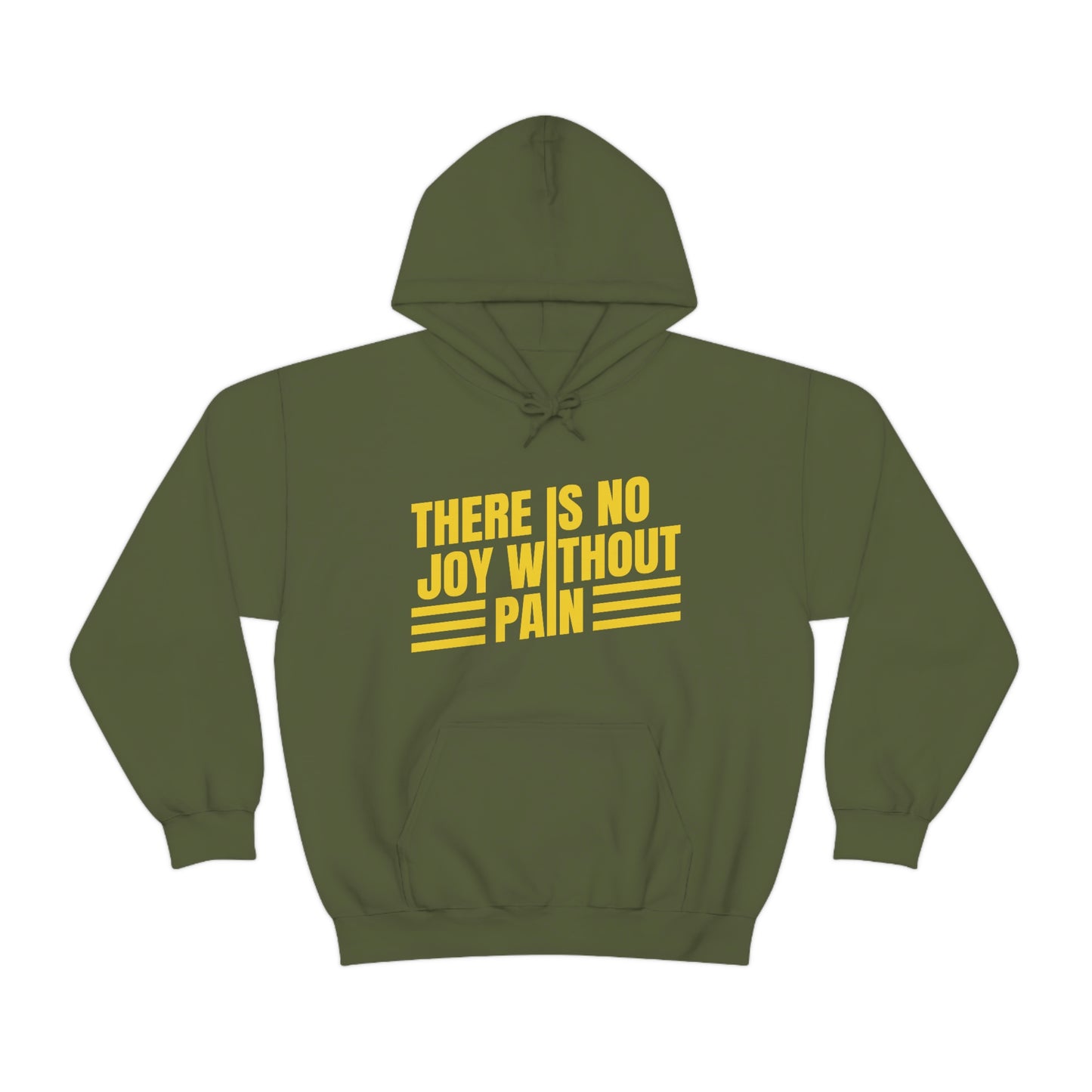 Andrew Tate Quote Hoodie: “There is no joy without pain” Andrew Tate Heavy Blend™ Hooded Sweatshirt