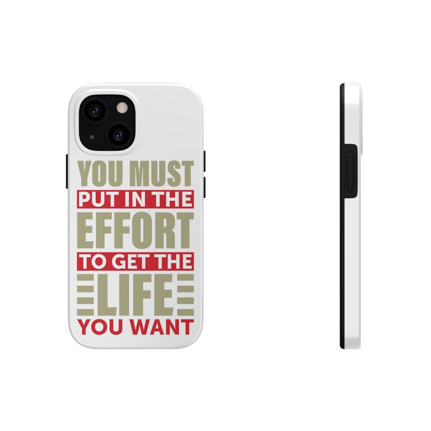 Andrew Tate Quote Phone Case: Embody the Mantra of Success and Effort Tough Phone Cases, Case-Mate