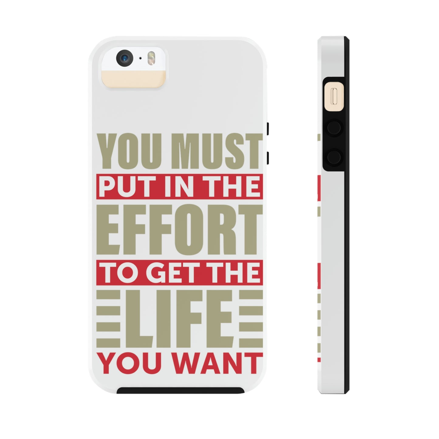 Andrew Tate Quote Phone Case: Embody the Mantra of Success and Effort Tough Phone Cases, Case-Mate