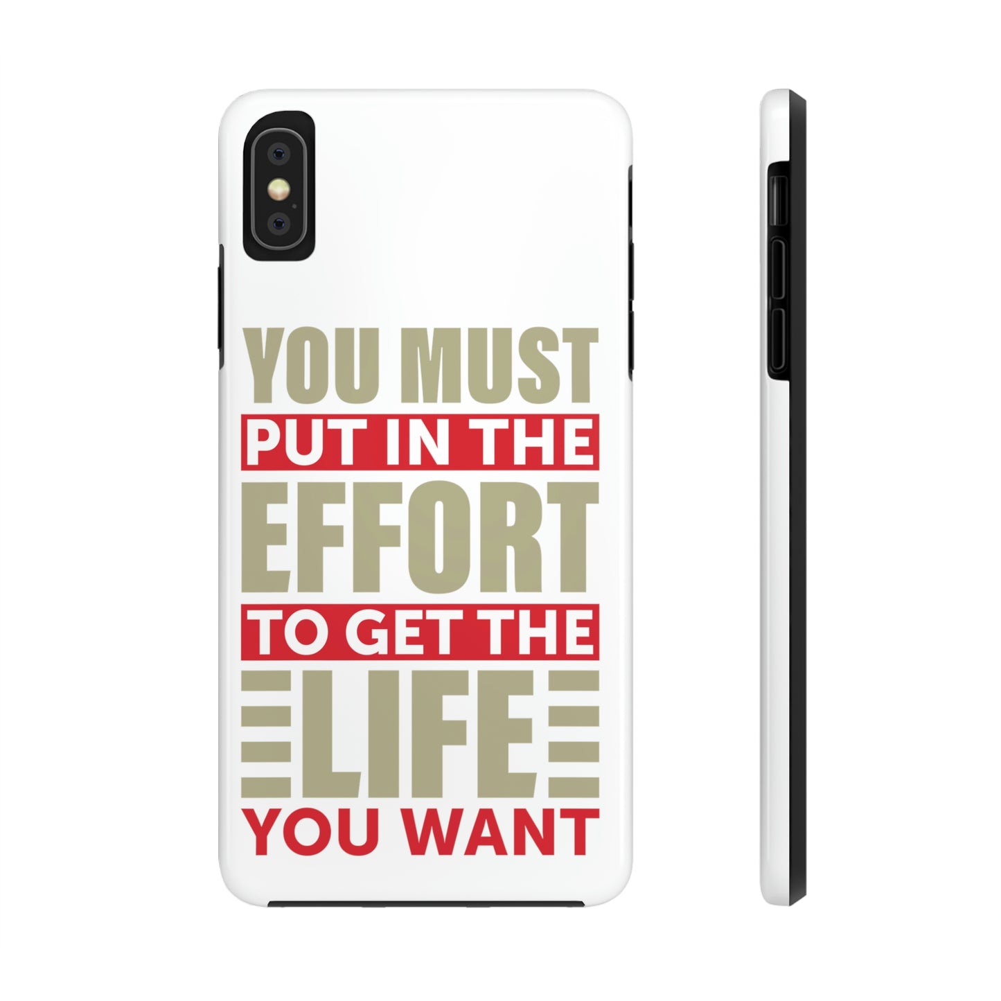 Andrew Tate Quote Phone Case: Embody the Mantra of Success and Effort Tough Phone Cases, Case-Mate