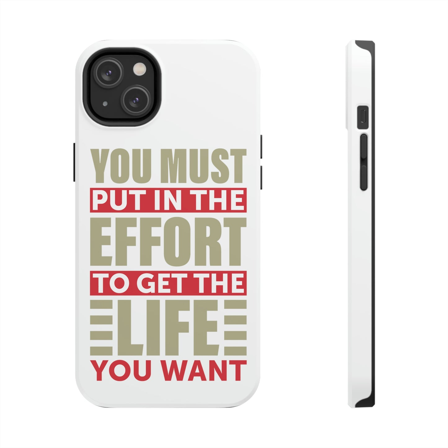 Andrew Tate Quote Phone Case: Embody the Mantra of Success and Effort Tough Phone Cases, Case-Mate