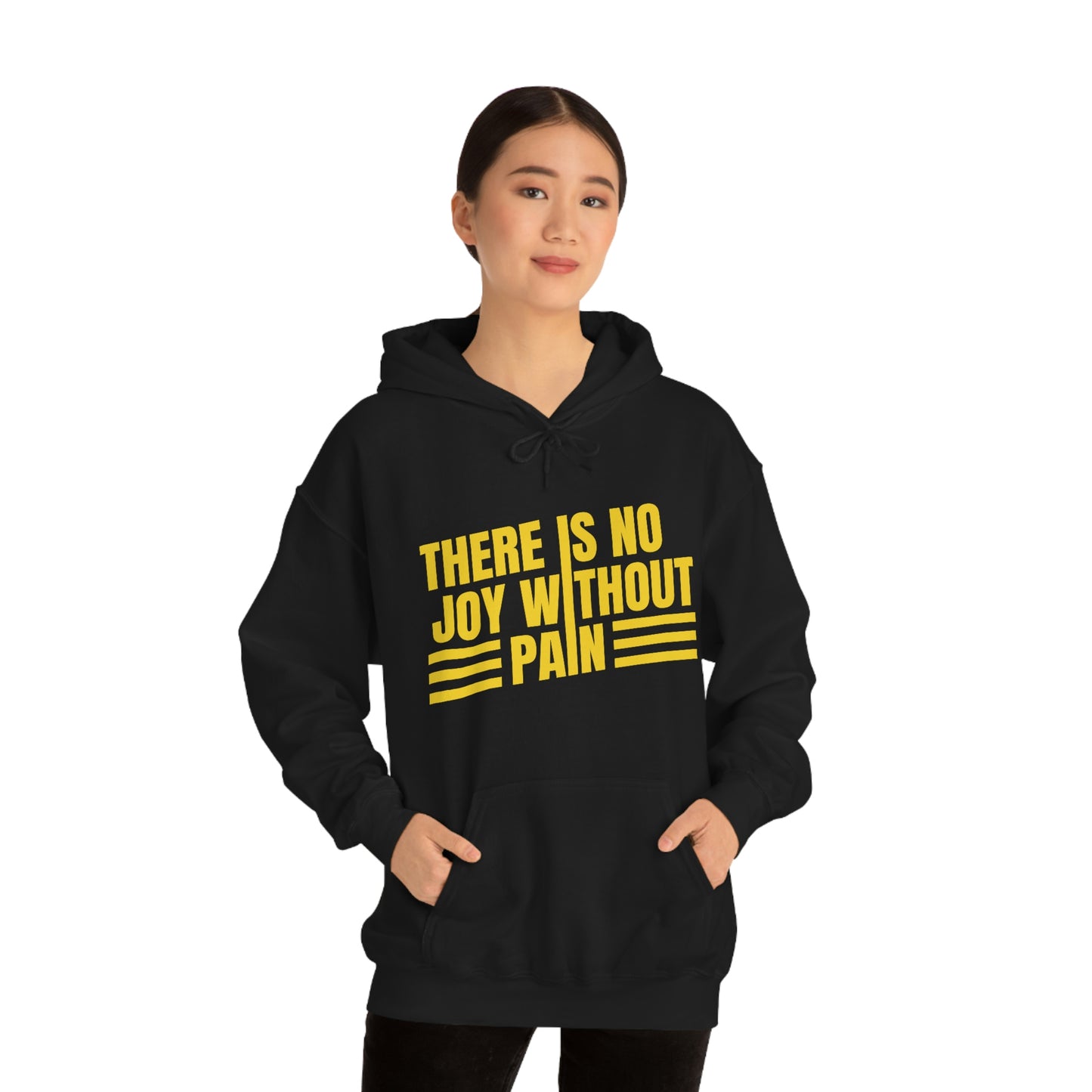 Andrew Tate Quote Hoodie: “There is no joy without pain” Andrew Tate Heavy Blend™ Hooded Sweatshirt