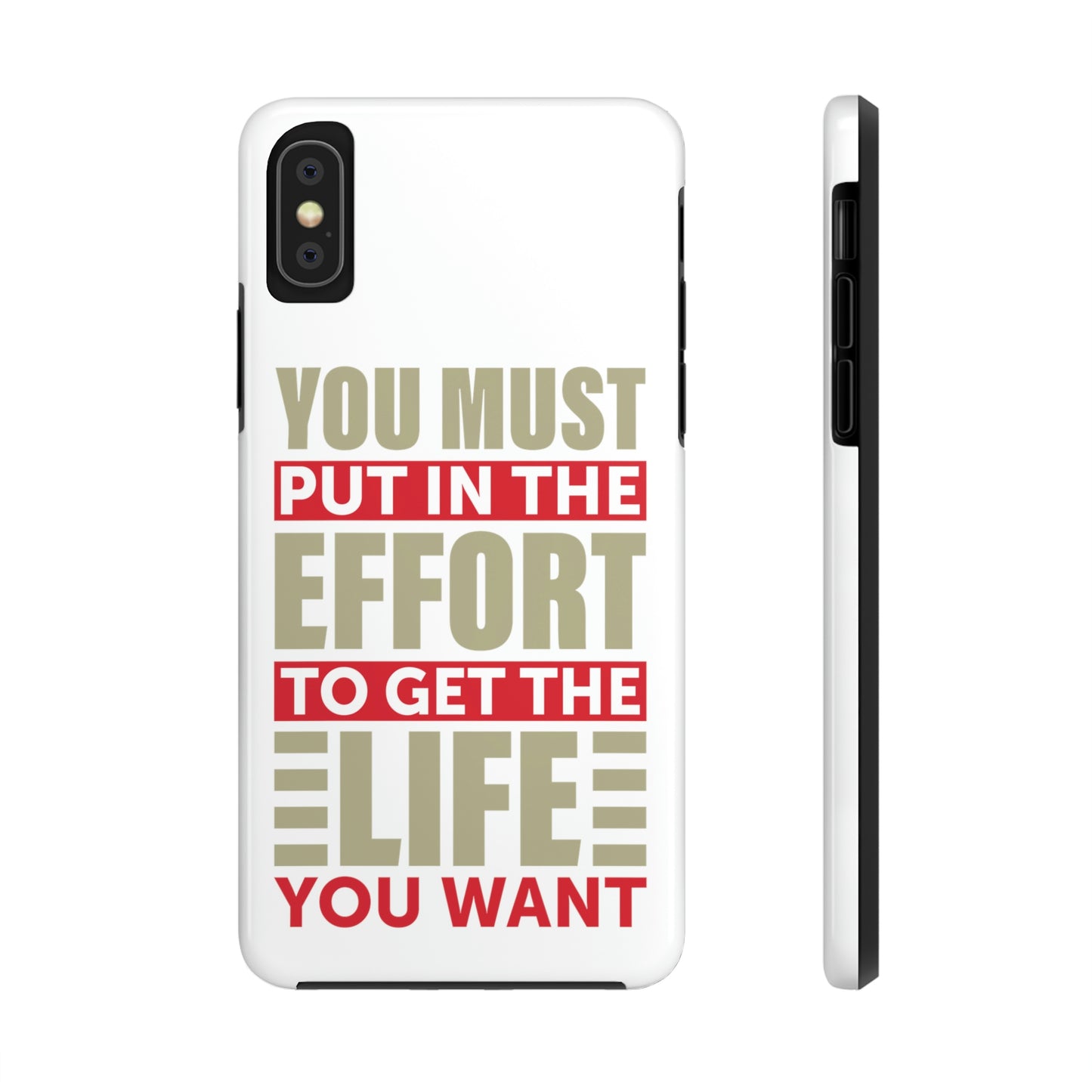 Andrew Tate Quote Phone Case: Embody the Mantra of Success and Effort Tough Phone Cases, Case-Mate