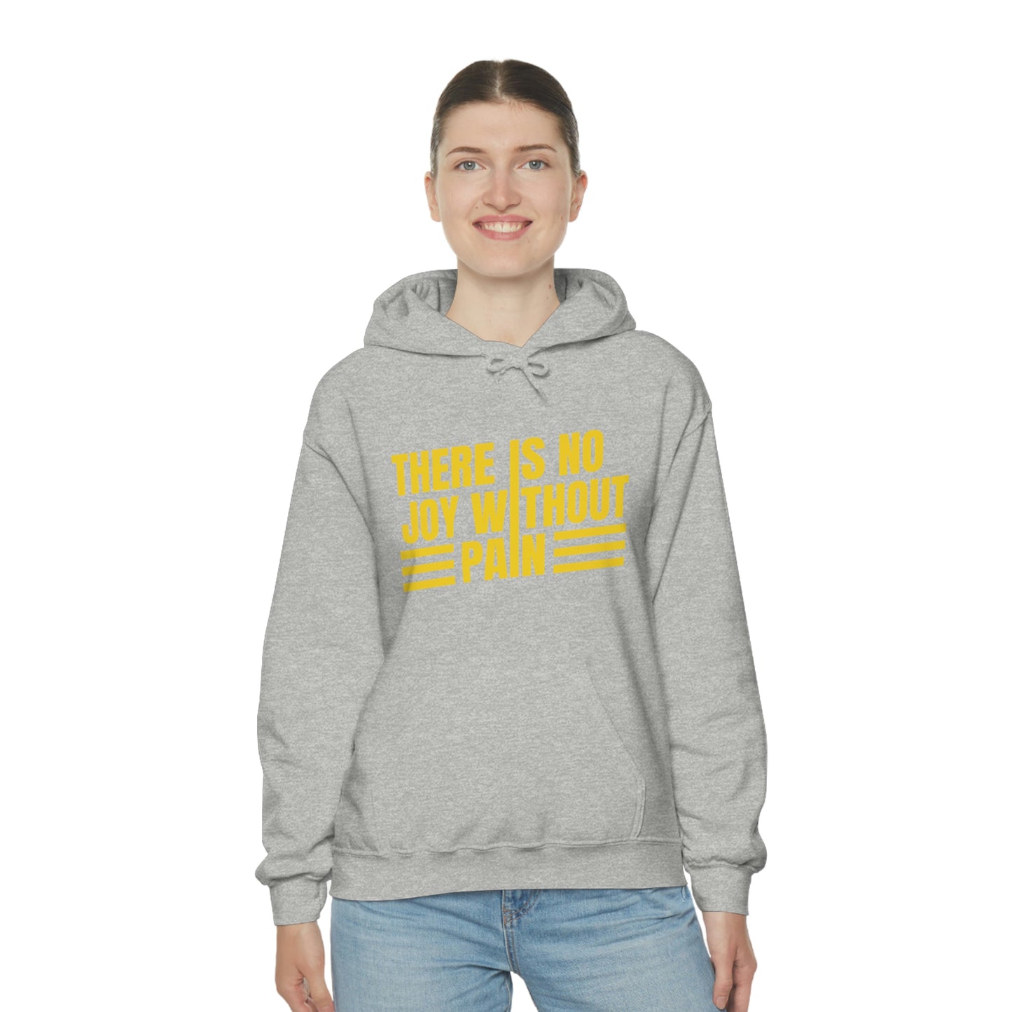 Andrew Tate Quote Hoodie: “There is no joy without pain” Andrew Tate Heavy Blend™ Hooded Sweatshirt