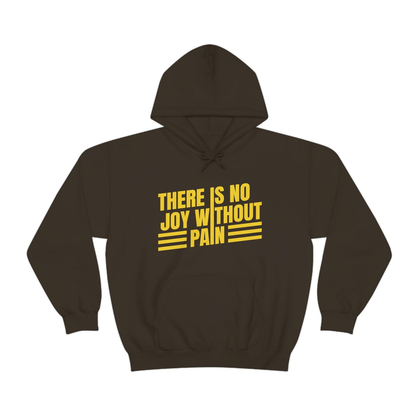 Andrew Tate Quote Hoodie: “There is no joy without pain” Andrew Tate Heavy Blend™ Hooded Sweatshirt