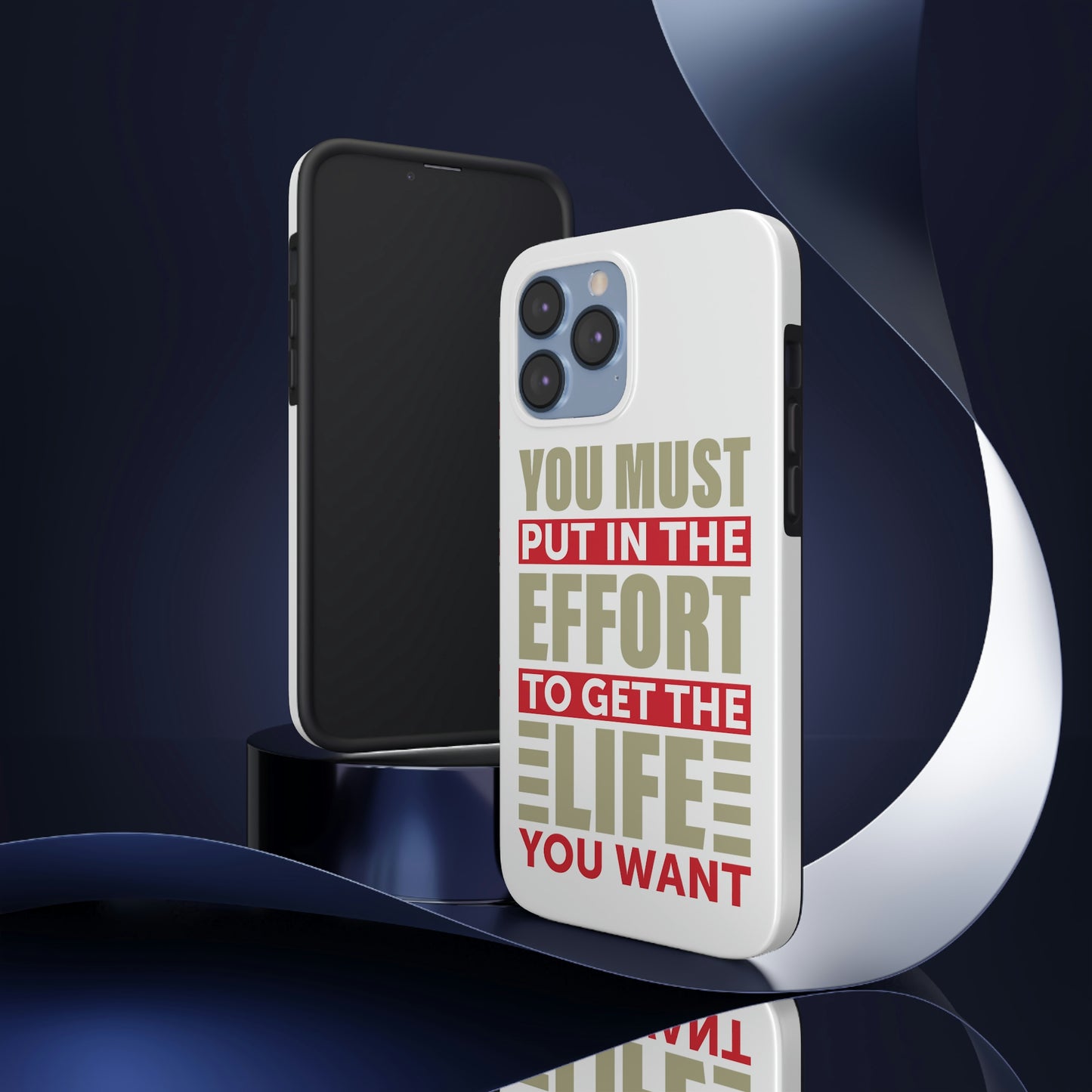 Andrew Tate Quote Phone Case: Embody the Mantra of Success and Effort Tough Phone Cases, Case-Mate