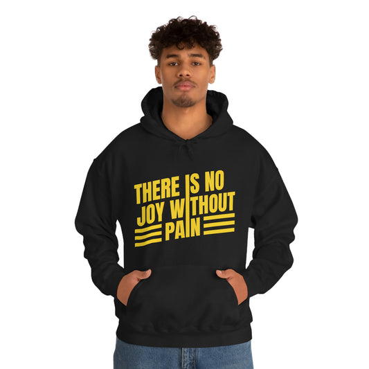 Andrew Tate Quote Hoodie: “There is no joy without pain” Andrew Tate Heavy Blend™ Hooded Sweatshirt