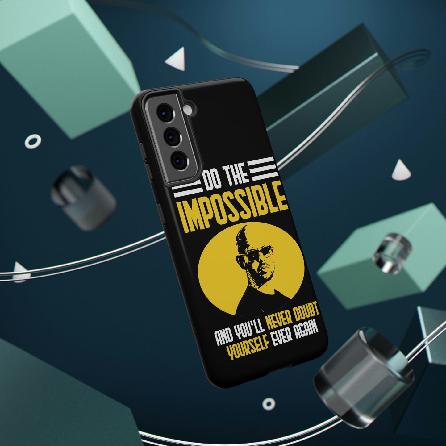 Andrew Tate Quote Phone Case: Embody the Mantra of Success and Effort"” Impact-Resistant Cases